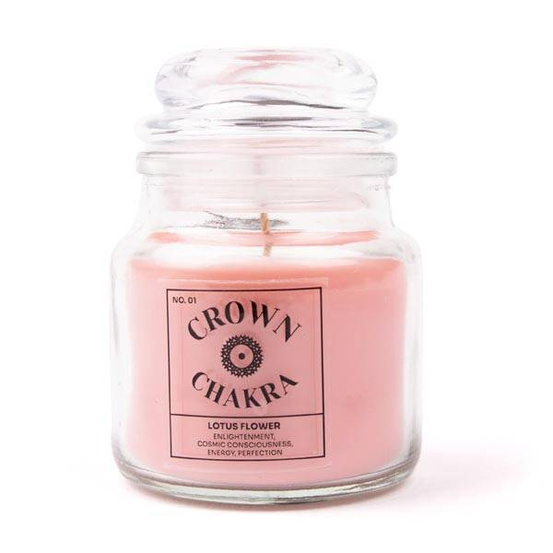 Świeca zapachowa lotos - Czakra korony