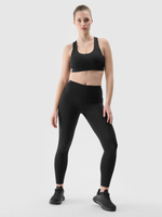 Legginsy do jogi 4F z recyklingu F185 - czarne, rozmiar S