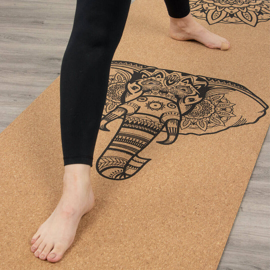 Korkowa mata do jogi Myga - Elephant 6mm XL