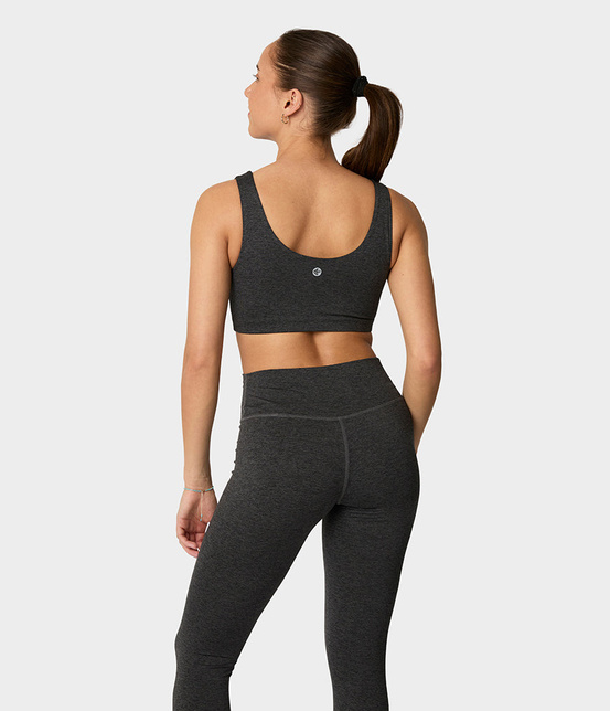 Biustonosz sportowy Manduka Dhara – Phantom Heather, rozmiar L