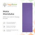 Mata do jogi Manduka PRO Lite 4.7mm - Paisley Purple