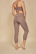 Legginsy do jogi Moonholi Yoggings 7/8 - beżowe rozmiar S