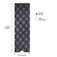 Mata do jogi Myga Black Luxurious 3mm Vegan
