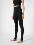 Legginsy do jogi 4F z recyklingu - czarny, rozmiar S