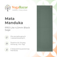 Mata do jogi Manduka PRO Lite 4.7mm - Black Sage