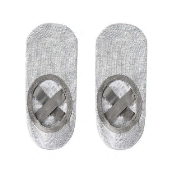 Skarpetki do jogi i pilatesu myga Gripped - szare