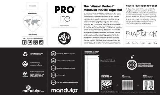 Mata do jogi Manduka PRO Lite 4.7mm - Deep Sea - seria Almost Perfect