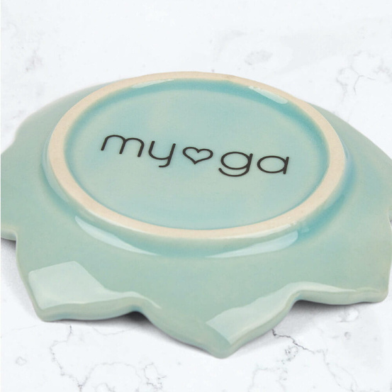 Podstawka ceramiczna na biżuterię myga - Kwiat lotosu