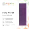 Mata do jogi Asana 4,5mm - oberżyna