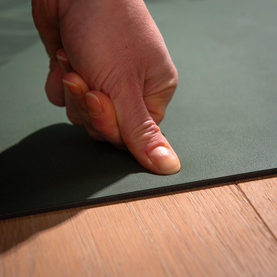 Mata do jogi Phoenix 4mm - Różowa z wzorem kwiatu Lotosu