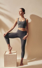 Legginsy do jogi Moonholi Yoggings 7/8 - szary rozmiar L