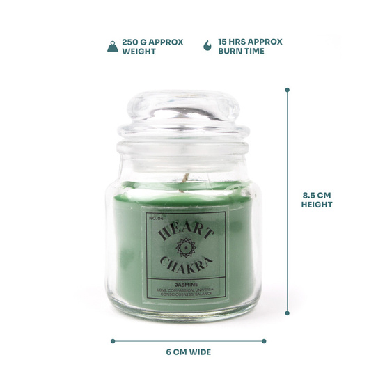 Świeca zapachowa jaśmin - Czakra serca