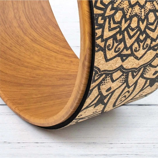 Koło do jogi Myga korkowe Mandala