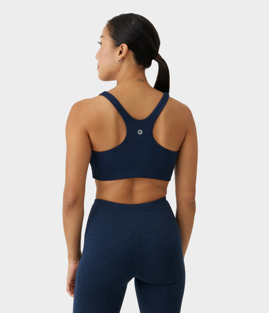 Biustonosz sportowy Manduka Dhara Scoop – Midnight Heather, rozmiar M