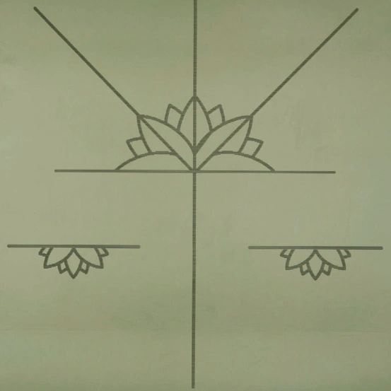 Mata do jogi Myga XL Aligment Zielona