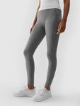 Legginsy dzianinowe 4F F108 wysoki stan - szare, rozmiar S