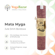 Mata do jogi Myga Jute 5mm - Bordowa