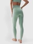 Legginsy treningowe 4F F283 wysoki stan - turkusowe, rozmiar S