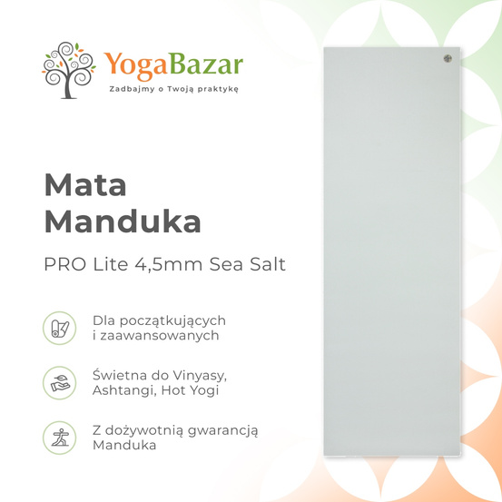 Mata do jogi Manduka PRO Lite 4.7mm - Sea Salt