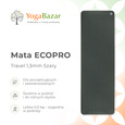 Mata do jogi ECOPRO Travel 1.3mm - Szary