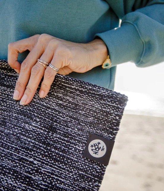 Mata do jogi Shala Rug - Black Heather