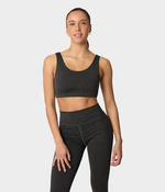 Biustonosz sportowy Manduka Dhara – Phantom Heather, rozmiar S