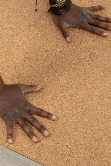 Podróżna korkowa mata do jogi Myga 2mm