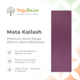 Mata do jogi Kailash Premium 3mm - Długa 200cm - ciemnofioletowy