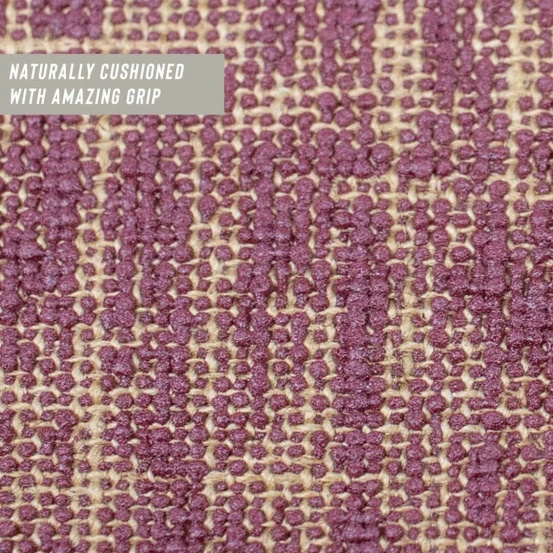 Mata do jogi Myga Jute 5mm - Bordowa