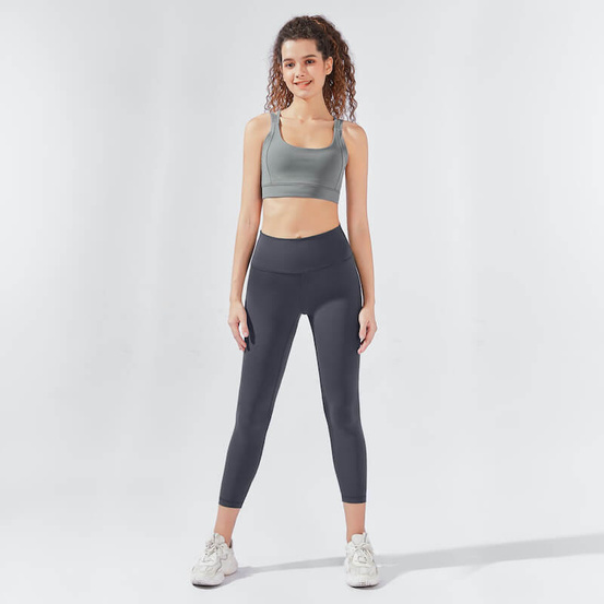 Legginsy myga Yula High-Waisted 7/8 - Grey rozmiar L