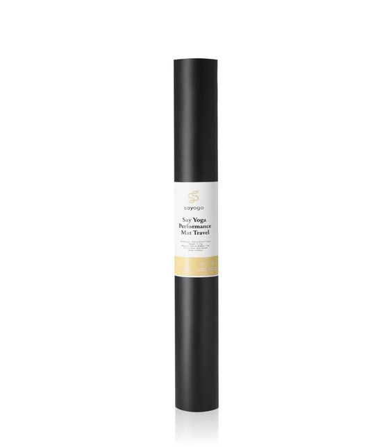 Mata do jogi Sayoga Performance Travel Mat Black Outlet