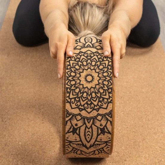 Koło do jogi Myga korkowe Mandala