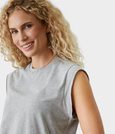 Koszulka damska Manduka Warrior – Heather Grey, rozmiar M