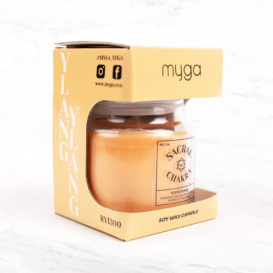 Świeca zapachowa Ylang Ylang - Czakra sakralna