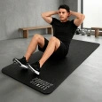 Mata do pilatesu Phoenix Fitness 1 cm - czarny Outlet