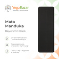 Mata do jogi Manduka Begin 5mm - Black