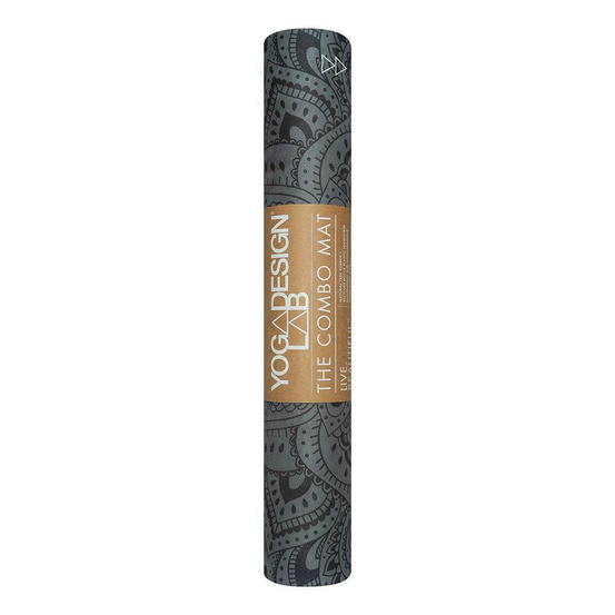 Mata do jogi Yoga Design Lab Combo Travel 1,5mm - Mandala Black