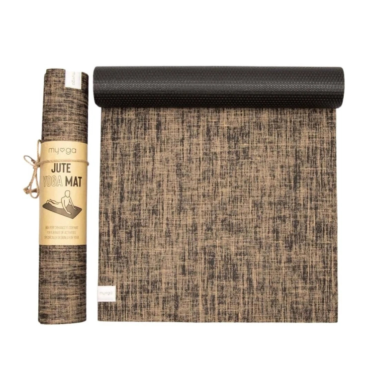 Mata do jogi Myga Jute 5mm - Czarna