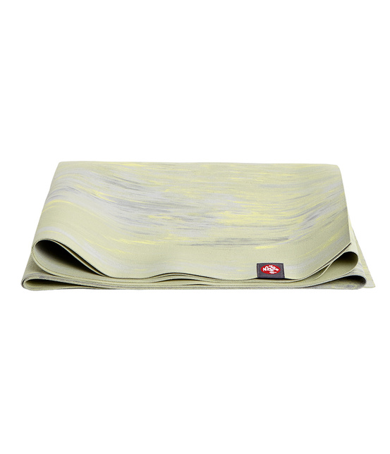 Podróżna mata do jogi Manduka eKO SuperLite Travel 1.5mm - Limelight marbled