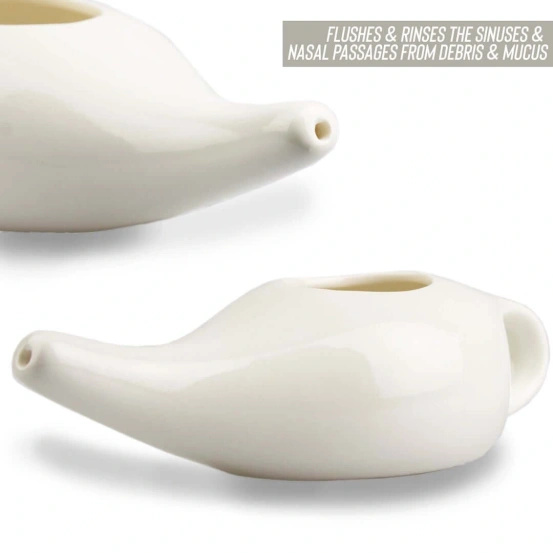 Ceramiczny Nasal Neti Pot Myga