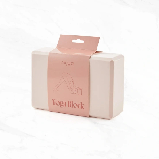 Klocek piankowy do jogi Myga Beżowy