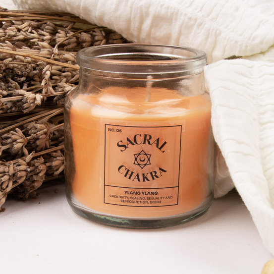 Świeca zapachowa Ylang Ylang - Czakra sakralna
