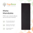 Mata do jogi Manduka PRO Lite 4.7mm - Black - seria Almost Perfect
