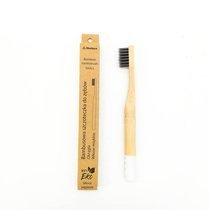 Bambusowa szczoteczka do zębów z miękkim włosiem dla dzieci - biała