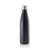 Metalowa butelka termiczna - black