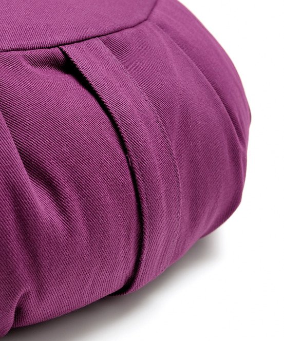 Fioletowa poduszka do medytacji z bawełny - Zafu 