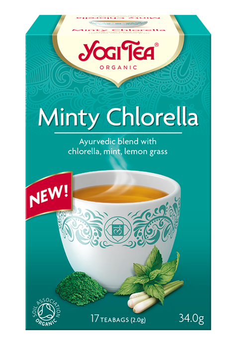 Herbata Yogi Minty Chlorella 34 g