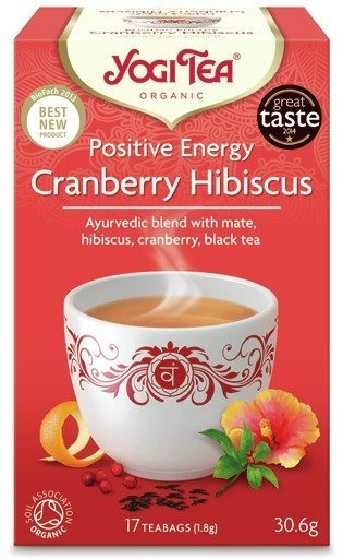 Herbata Yogi Tea Cranberry Hibiscus 30,6g