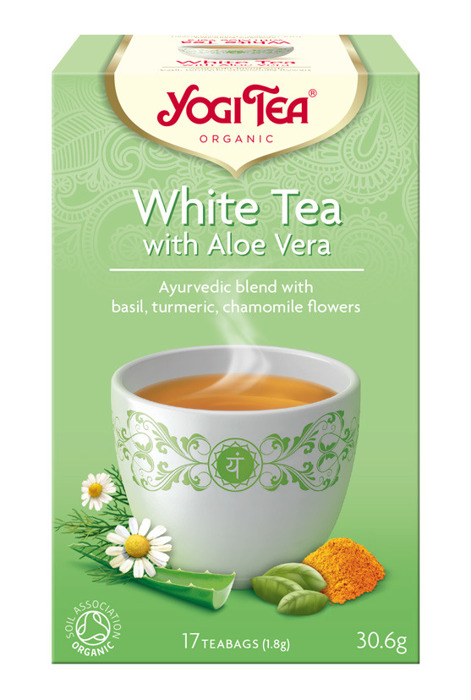 Herbata Yogi Tea White Tea with Aloe Vera 37,4g
