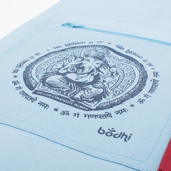 Klasyczny pokrowiec na matę Shakti Ganesh błękitny